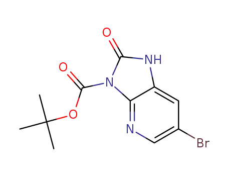 3H-Imidazo[4,5-b]pyridine-3-carboxylic acid, 6-bromo-1,2-dihydro-2-oxo-, 1,1-dimethylethyl ester