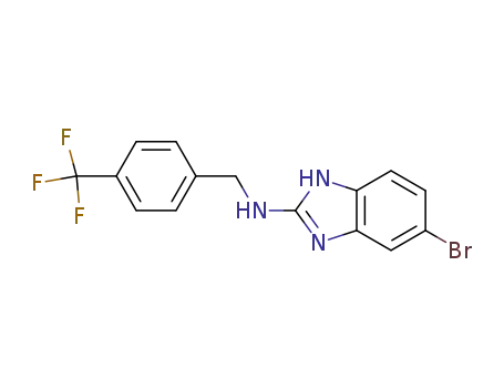 (5-bromo-1H-benzoimidazol-2-yl)-(4-trifluoromethyl-benzyl)-amine