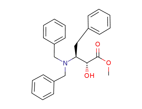 (2R,3S)-3-N,N-dibenzylamino-2-hydroxy-4-phenylbutyric acid methyl ester
