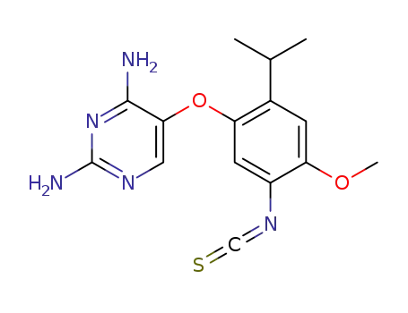 2,4-Pyrimidinediamine,
5-[5-isothiocyanato-4-methoxy-2-(1-methylethyl)phenoxy]-