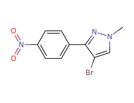 1H-Pyrazole, 4-bromo-1-methyl-3-(4-nitrophenyl)-