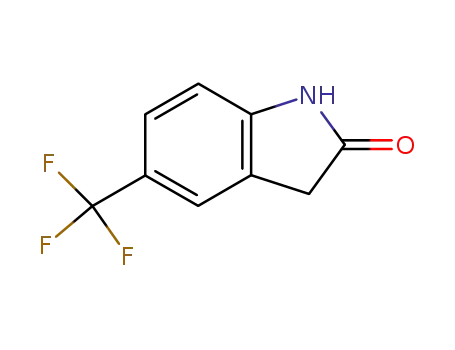 Molecular Structure of 71293-62-4 (5-Trifluoromethyl-2-oxindole)
