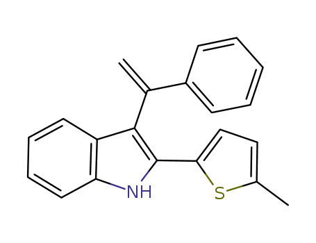 2-(5-methylthien-2-yl)-3-(1-phenylethenyl)-1H-indole