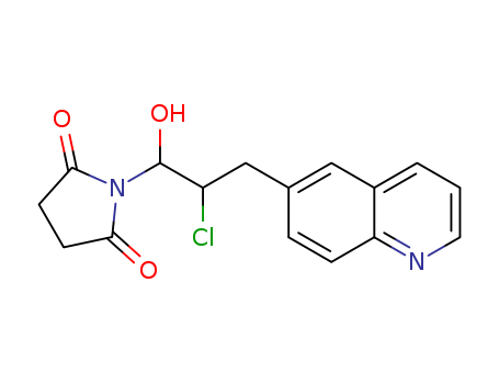 1-[2-Chloro-1-hydroxy-3-(6-quinolinyl)propyl]-2,5-pyrrolidinedione