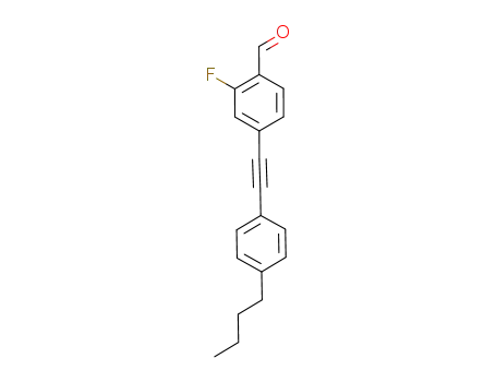 Benzaldehyde, 4-[(4-butylphenyl)ethynyl]-2-fluoro-