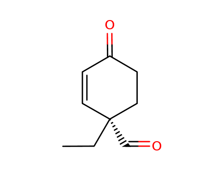 2-CYCLOHEXENE-1-CARBOXALDEHYDE,1-ETHYL-4-OXO-,(1S)-
