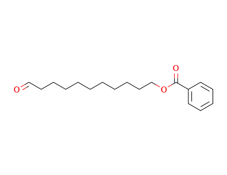 Molecular Structure of 87976-36-1 (Undecanal, 11-(benzoyloxy)-)
