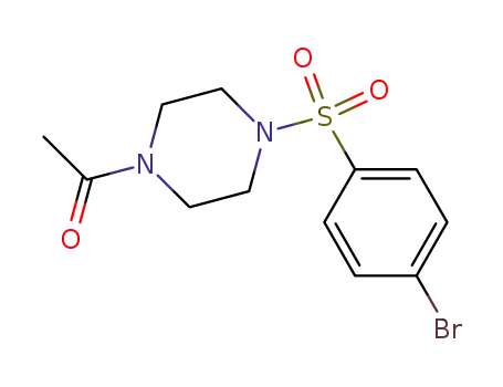 4-(4-아세틸피페라지노설포닐)브로모벤젠