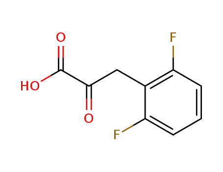 벤젠 프로판 산, 2,6- 디 플루오로-알파-옥소-(9CI)