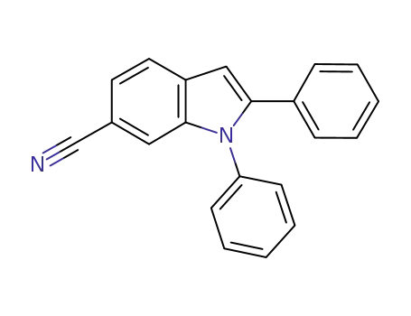 1,2-diphenyl-1H-indole-6-carbonitrile