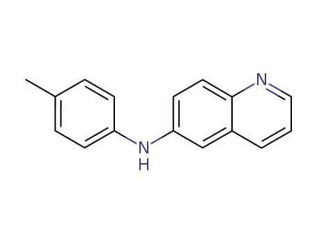 Molecular Structure of 132982-92-4 (N-(4-methylphenyl)quinolin-6-amine)