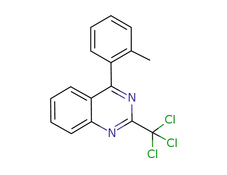 Molecular Structure of 1008132-65-7 (4-(2’-methylphenyl)-2-trichloromethylquinazoline)