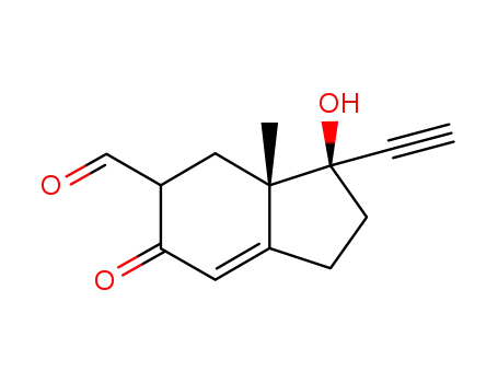 (3R,3aS)-3-ethynyl-3-hydroxy-3a-methyl-6-oxo-2,3,3a,4,5,6-hexahydro-1H-indene-5-carbaldehyde