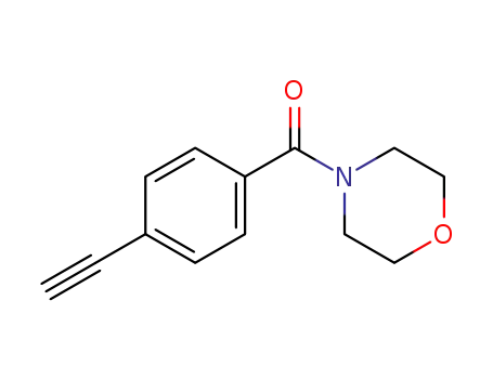 Molecular Structure of 851895-20-0 ((4-ethynylphenyl)(morpholino)methanone)