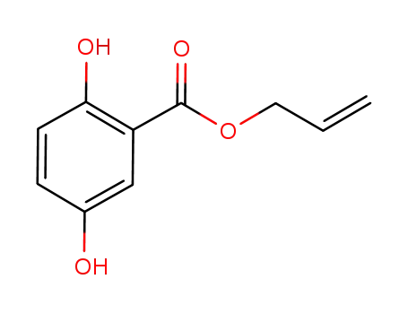 Molecular Structure of 133416-39-4 (allyl 2,5-dihydroxybenzoate)