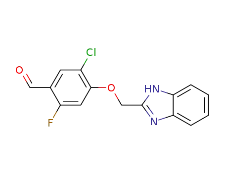 4-(1H-benzoimidazol-2-ylmethoxy)-5-chloro-2-fluoro-benzaldehyde