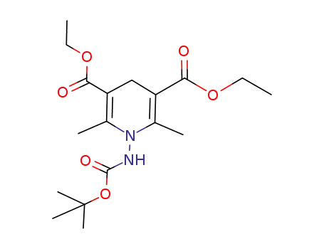 1-tert-butoxycarbonylamino-2,6-dimethyl-1,4-dihydro-pyridine-3,5-dicarboxylic acid diethyl ester