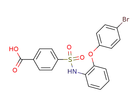 4-[2-(4-bromo-phenoxy)-phenylsulfamoyl]-benzoic acid