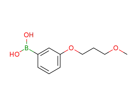 Molecular Structure of 863252-62-4 ((3-(3-Methoxypropoxy)phenyl)boronic acid)