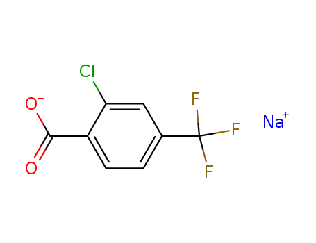 2-chloro-4-trifluoromethylbenzoic acid sodium salt