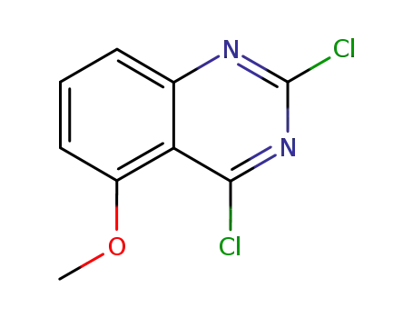 Molecular Structure of 61948-59-2 (8-METHOXY-2,4-DICHLOROQUINAZOLINE)