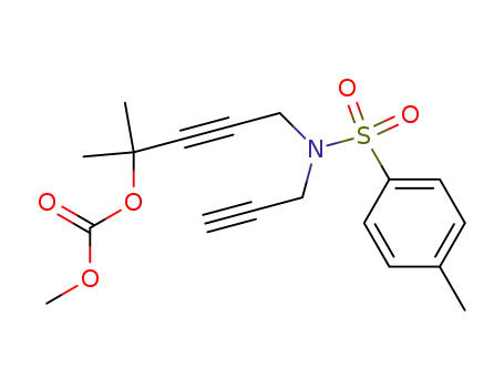 Carbonic acid 1,1-dimethyl-4-[prop-2-ynyl-(toluene-4-sulfonyl)-amino]-but-2-ynyl ester methyl ester