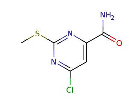 4-Pyrimidinecarboxamide,6-chloro-2-(methylthio)- cas  6301-33-3