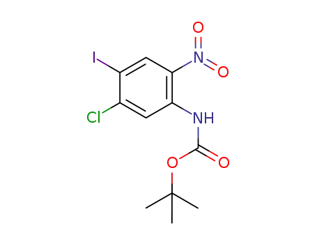 (5-chloro-4-iodo-2-nitro-phenyl)-carbamic acid tert-butyl ester