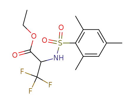 3,3,3-trifluoro-2-(2,4,6-trimethylbenzenesulfonylamino)propionic acid ethyl ester
