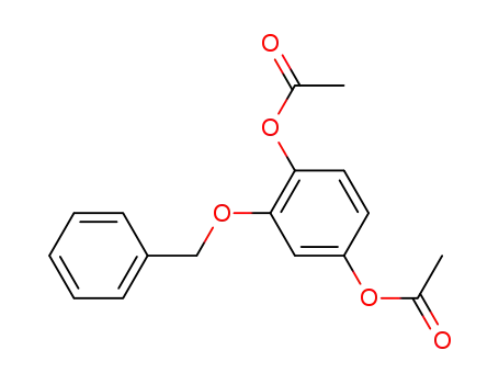 1,4-diacetoxy-2-benzyloxybenzene