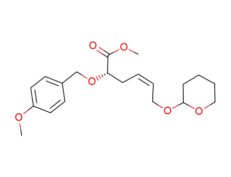 2-(4-methoxy-benzyloxy)-6-(tetrahydro-pyran-2-yloxy)-hex-4-enoic acid methyl ester