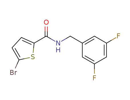 2-Thiophenecarboxamide, 5-bromo-N-[(3,5-difluorophenyl)methyl]-