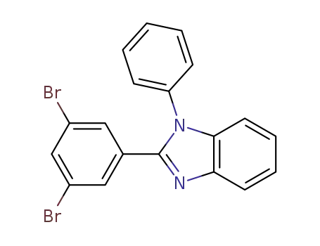 Molecular Structure of 953091-79-7 (1H-BenziMidazole, 2-(3,5-dibroMophenyl)-1-phenyl-)