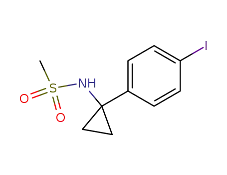 N-[1-(4-Iodophenyl)cyclopropyl]methanesulphonamide