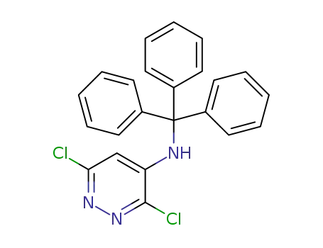 3,6-dichloro-N-tritylpyridazin-4-amine