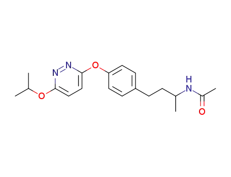 N-{3-[4-(6-isopropoxypyridazin-3-yloxy)phenyl]-1-methylpropyl}acetamide