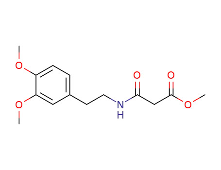 Propanoic  acid,3-[[2-(3,4-dimethoxyphenyl)ethyl]amino]-3-oxo-,methyl  ester