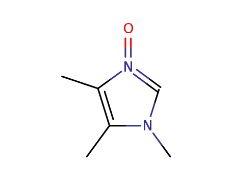 Molecular Structure of 63455-73-2 (1H-Imidazole, 1,4,5-trimethyl-, 3-oxide)
