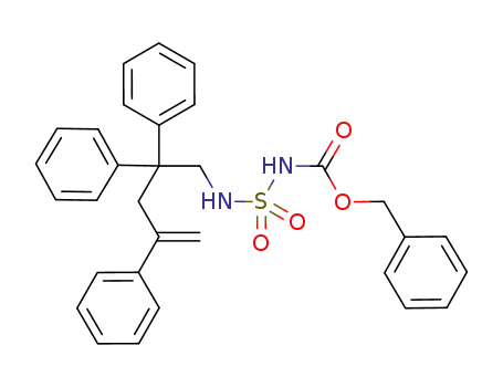 benzyl N-(2,2,4-triphenylpent-4-en-1-yl)sulfamoylcarbamate