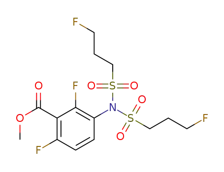 methyl 2,6-difluoro-3-(N-(3-fluoropropylsulfonyl)-3-fluoro-propylsulfonamido)benzoate
