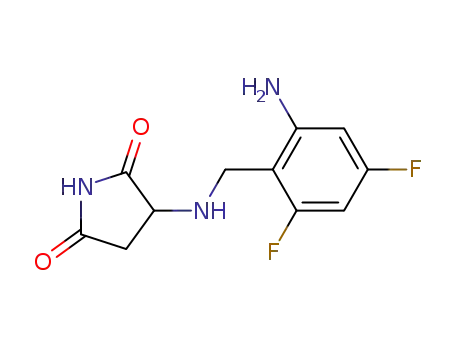 3-(2-amino-4,6-difluorobenzylamino)-pyrrolidine-2,5-dione