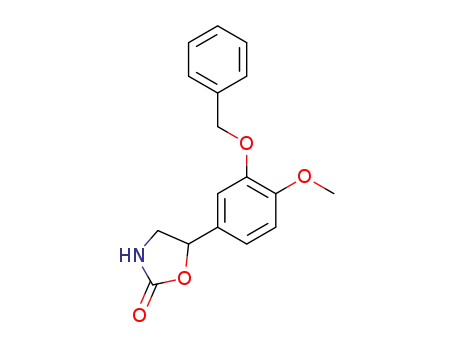 2-Oxazolidinone, 5-[4-methoxy-3-(phenylmethoxy)phenyl]-