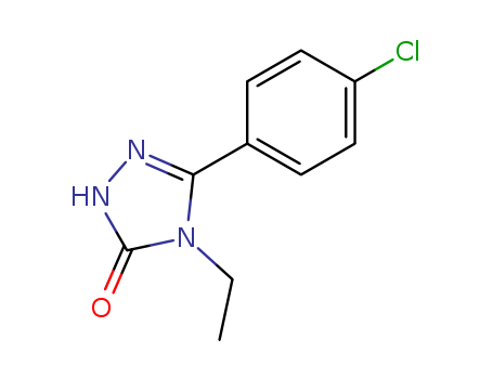 3H-1,2,4-Triazol-3-one, 5-(4-chlorophenyl)-4-ethyl-2,4-dihydro-