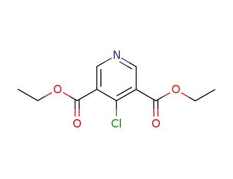 Molecular Structure of 244638-43-5 (3,5-Bis(ethoxycarbonyl)-4-chloropyridine)