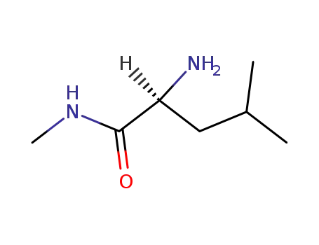 Molecular Structure of 64569-68-2 (Pentanamide, 2-amino-N,4-dimethyl-, (S)-)