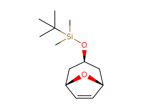 Molecular Structure of 395057-55-3 (Silane,
(1,1-dimethylethyl)dimethyl[(3-exo)-8-oxabicyclo[3.2.1]oct-6-en-3-yloxy]-)