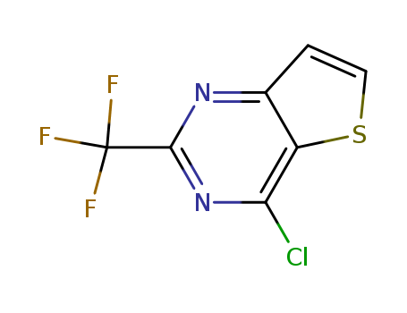 Thieno[3,2-d]pyrimidine,4-chloro-2-(trifluoromethyl)-                                                                                                                                                   