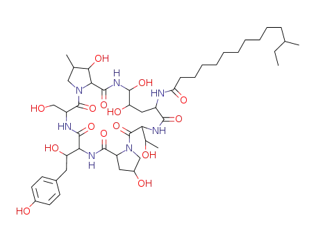 Molecular Structure of 138626-63-8 (Deoxymulundocandin)