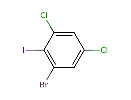 Molecular Structure of 81067-44-9 (1-BROMO-3,5-DICHLORO-2-IODOBENZENE)