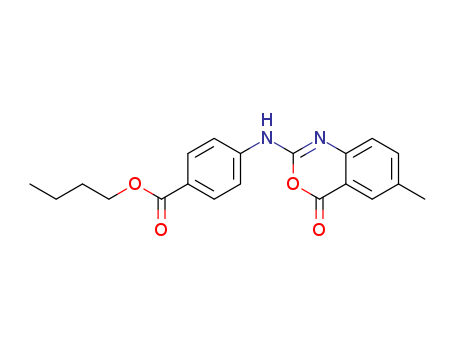 butyl 4-(6-methyl-4-oxo-4H-benzo[d][1,3]oxazin-2-ylamino)benzoate